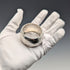 1888 British antique sterling silver napkin ring, 17g, Nathan & Hayes